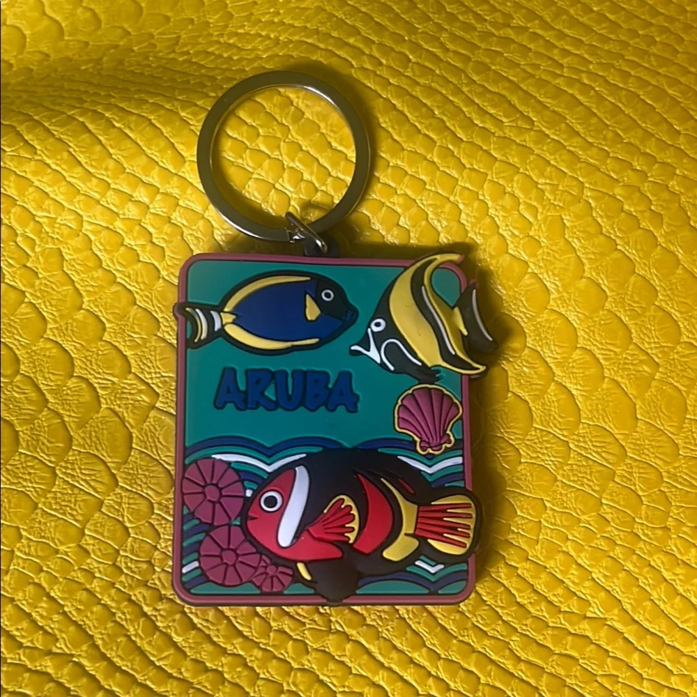 💐2/$10💐Red and Yellow Fish keychain